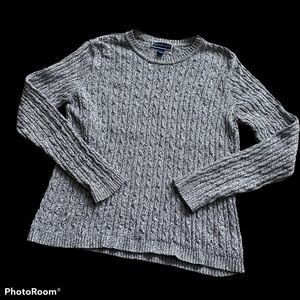 Karen Scott Knit Sweater 100% Cotton